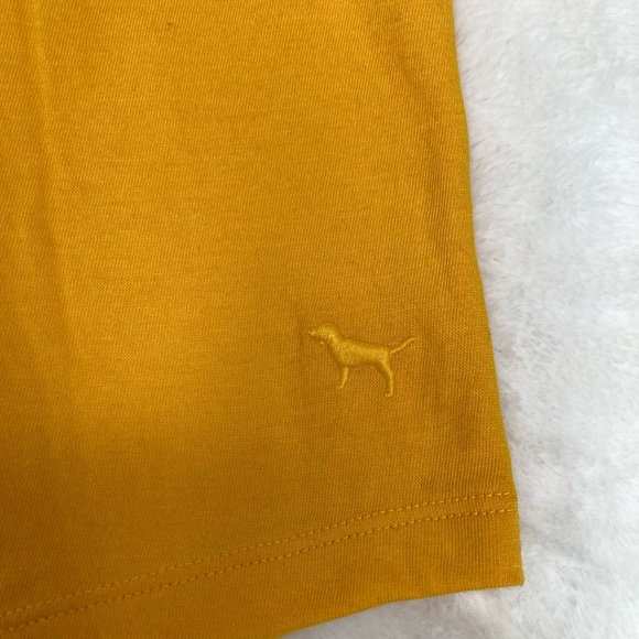 VS PINK yellow tank top racerback medium new without tags - Picture 2 of 4